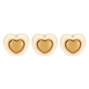 Set 3 segnaposto cuore
