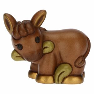 Mulo in ceramica presepe classico