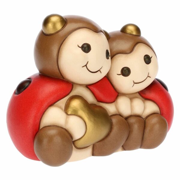 Coppia coccinelle con cuore - immagine 2