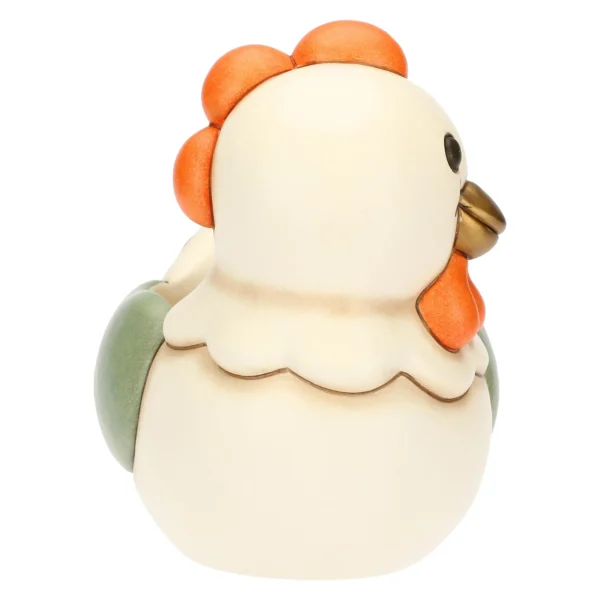 Centrotavola con gallina Ester in ceramica Sorprese di Pasqua - immagine 2