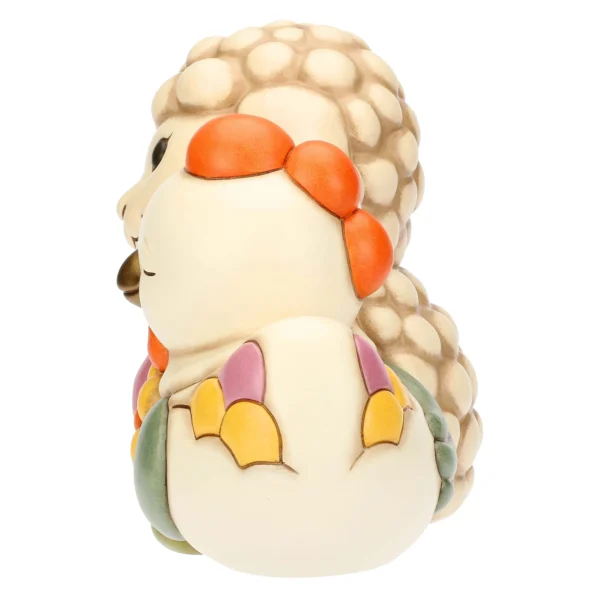 Coppia agnellino Nelly e gallina Ester in ceramica Sorprese di Pasqua, maxi - immagine 5