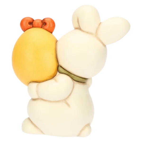 Coniglietta Joy con uovo in ceramica Sorprese di Pasqua, grande - immagine 3