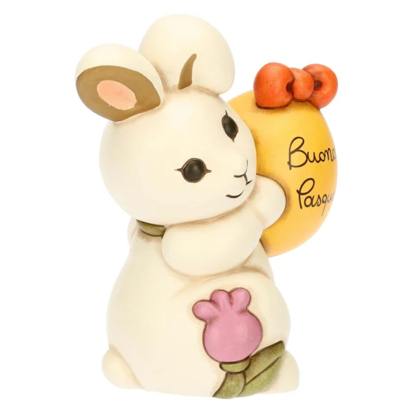 Coniglietta Joy con uovo in ceramica Sorprese di Pasqua, grande - immagine 5