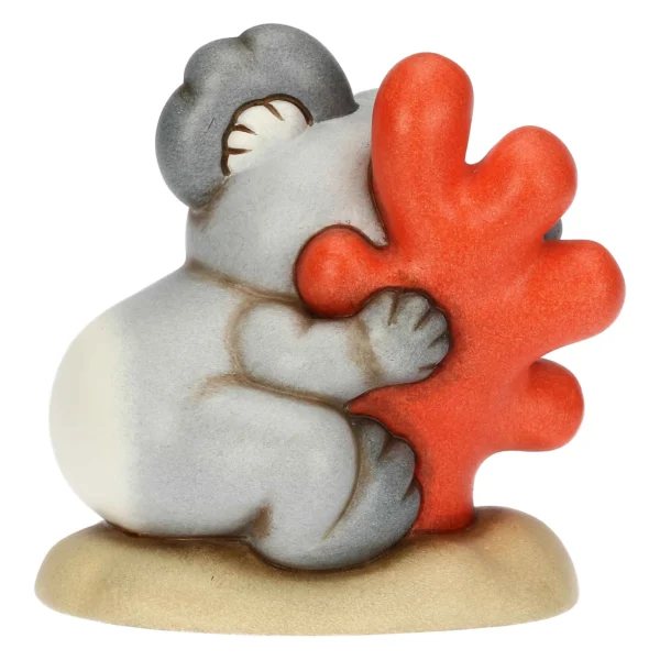 Koala Sydney su corallo in ceramica, piccolo - immagine 2