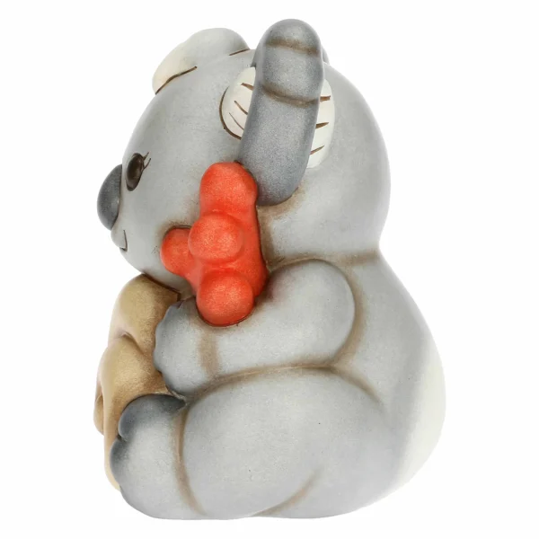 Koala Sydney con conchiglia e corallo in ceramica, grande - immagine 2