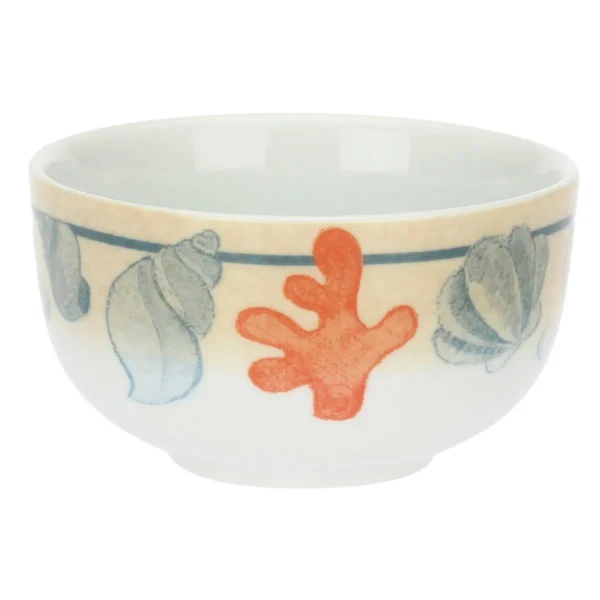 Set 4 ciotoline con vassoio in porcellana Mare da amare - immagine 3