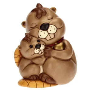 Castoro con cucciolo