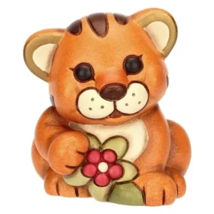 Tigre Thea con fiore