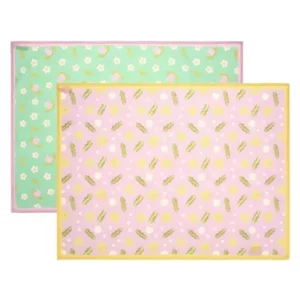 Set 2 canovacci in cotone Florianne primavera