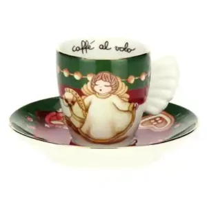 Tazzina caffè espresso Special Edition in porcellana Sorprese di Natale