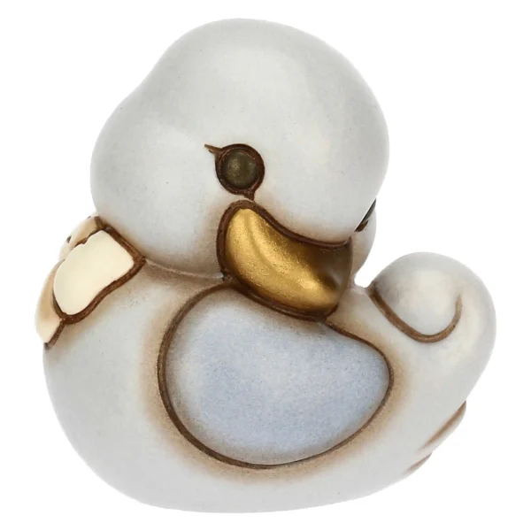 Paperella in ceramica azzurra