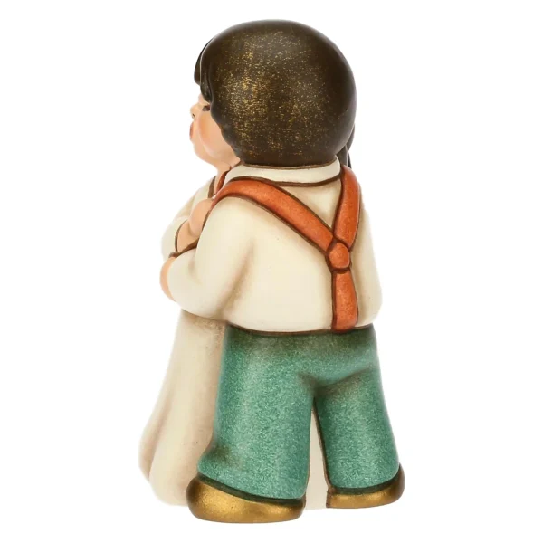 Sposini abbracciati in ceramica, piccoli - immagine 2