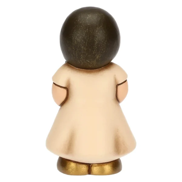Bimba in ceramica con giglio - immagine 2