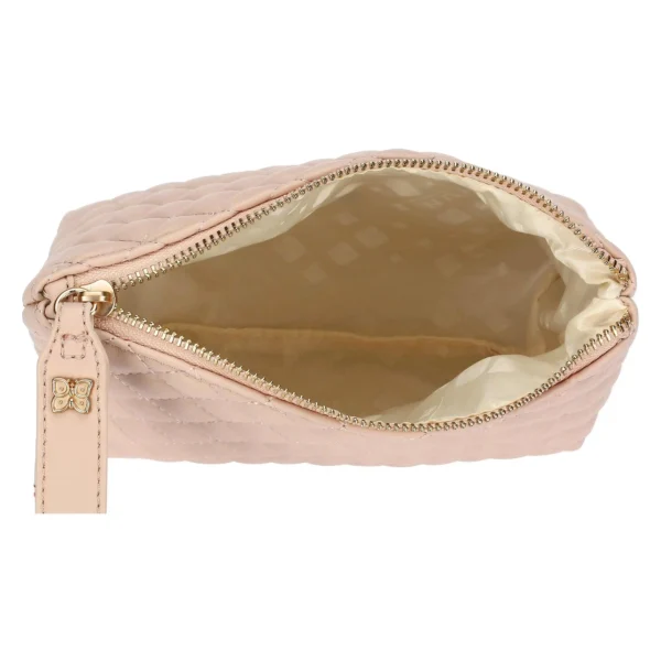 Pochette in ecopelle trapuntata, rosa - immagine 3