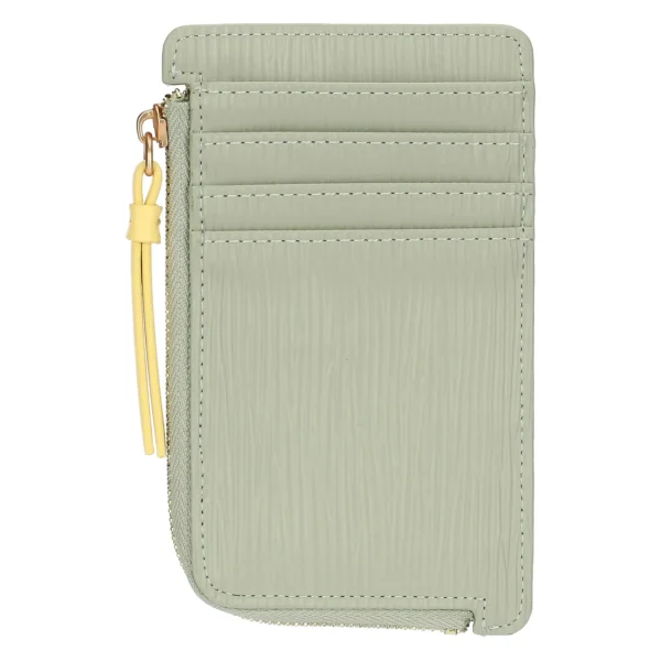 Porta carte in ecopelle, bicolor - immagine 2