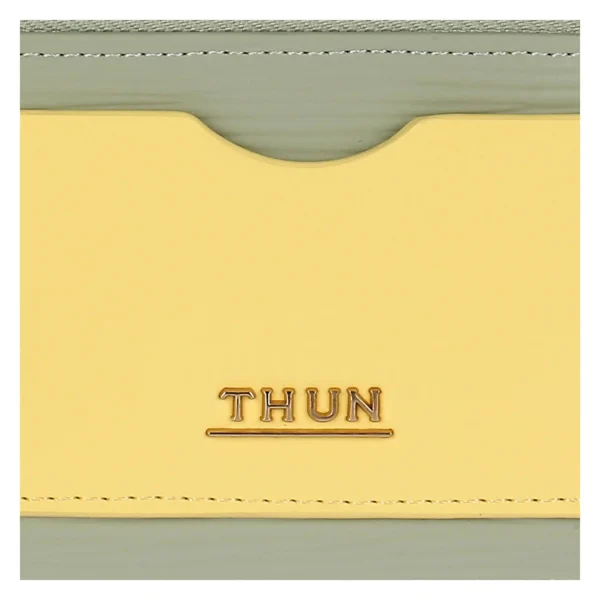 Porta carte in ecopelle, bicolor - immagine 3