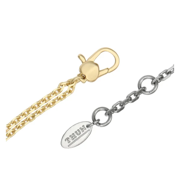 Bracciale con pietra in ceramica e cuore - immagine 3