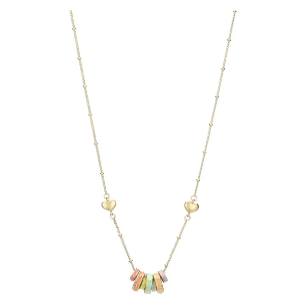 Collana con anellini smaltati