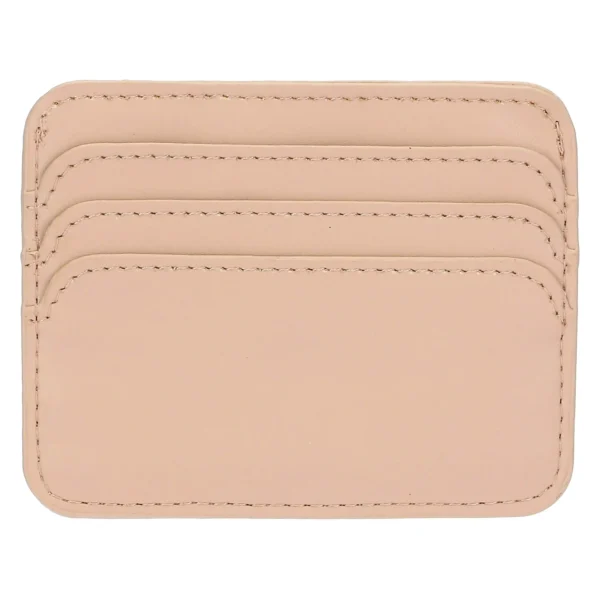 Porta carte in ecopelle piccolo, rosa - immagine 2